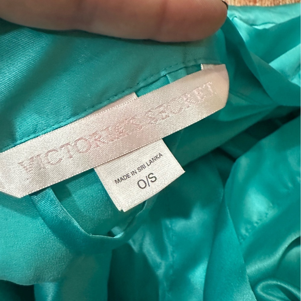 Y2K 2003 vintage lingerie Victoria’s Secret satin slip dress L and robe OS SET - Picture 9 of 14